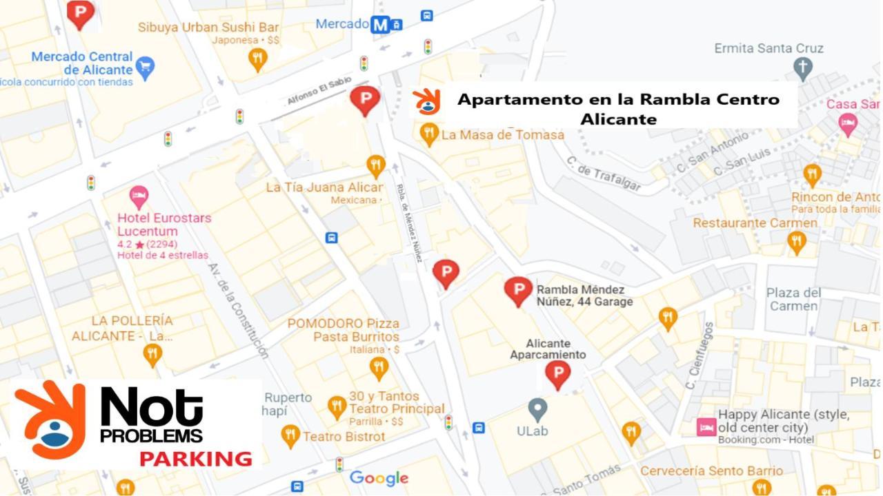 Apartamento En La Rambla Centro Alicante C מראה חיצוני תמונה